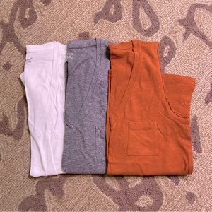 Madewell Whisper Cotton V-Neck Pocket Tank (3)